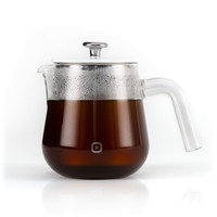 Glas Kanne für Kaffee