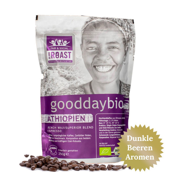 "gooddaybio Äthiopien" Espresso Fair & Social Kaffee