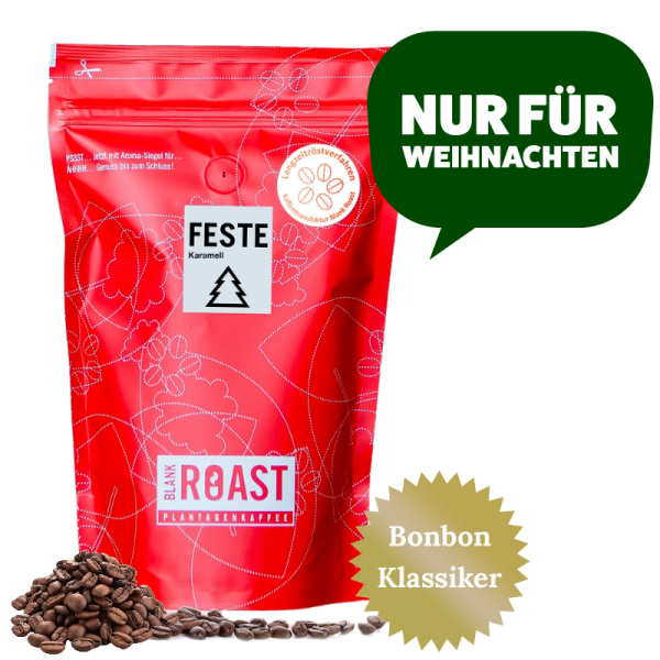 "Feste Karamell" Weihnachts-Kaffee Cafe Creme Arabica